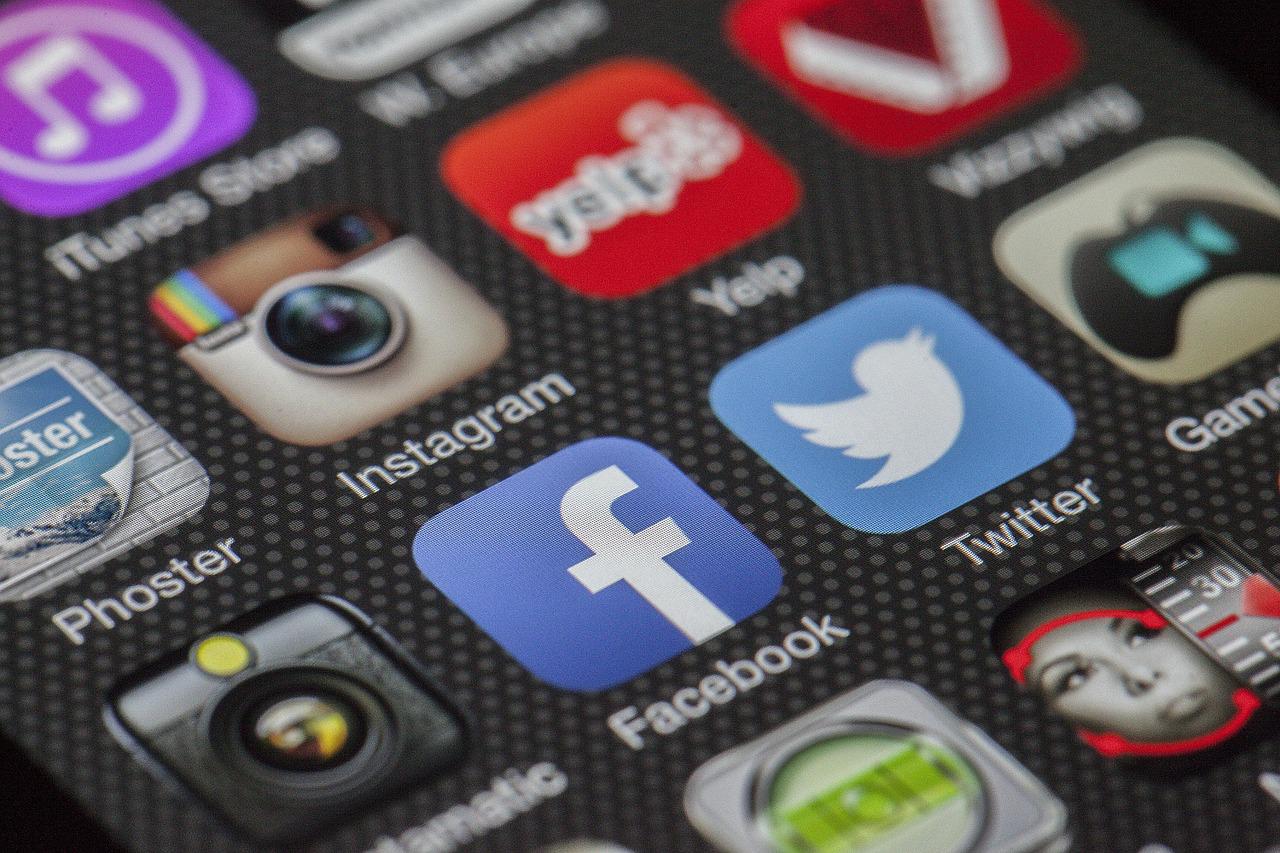 Social media apps on the iPhone shown such as
          Instagram, Snapchat, etc.